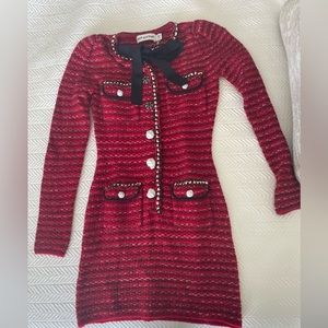 Self portrait red dress NWT